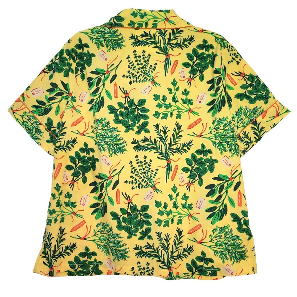 Printfresh Herb Garden Button Down Short Sleeve P… - image 7